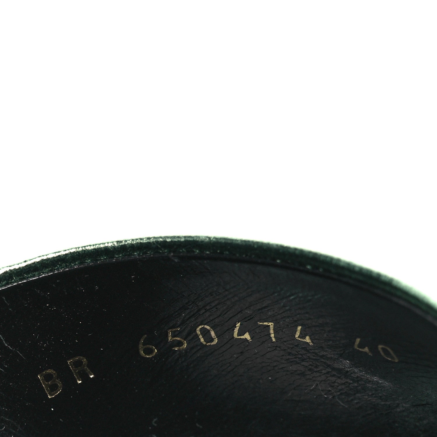 Saint Laurent Metallic Nappa La 16 Mule Sandals 40 Green 9 of 14