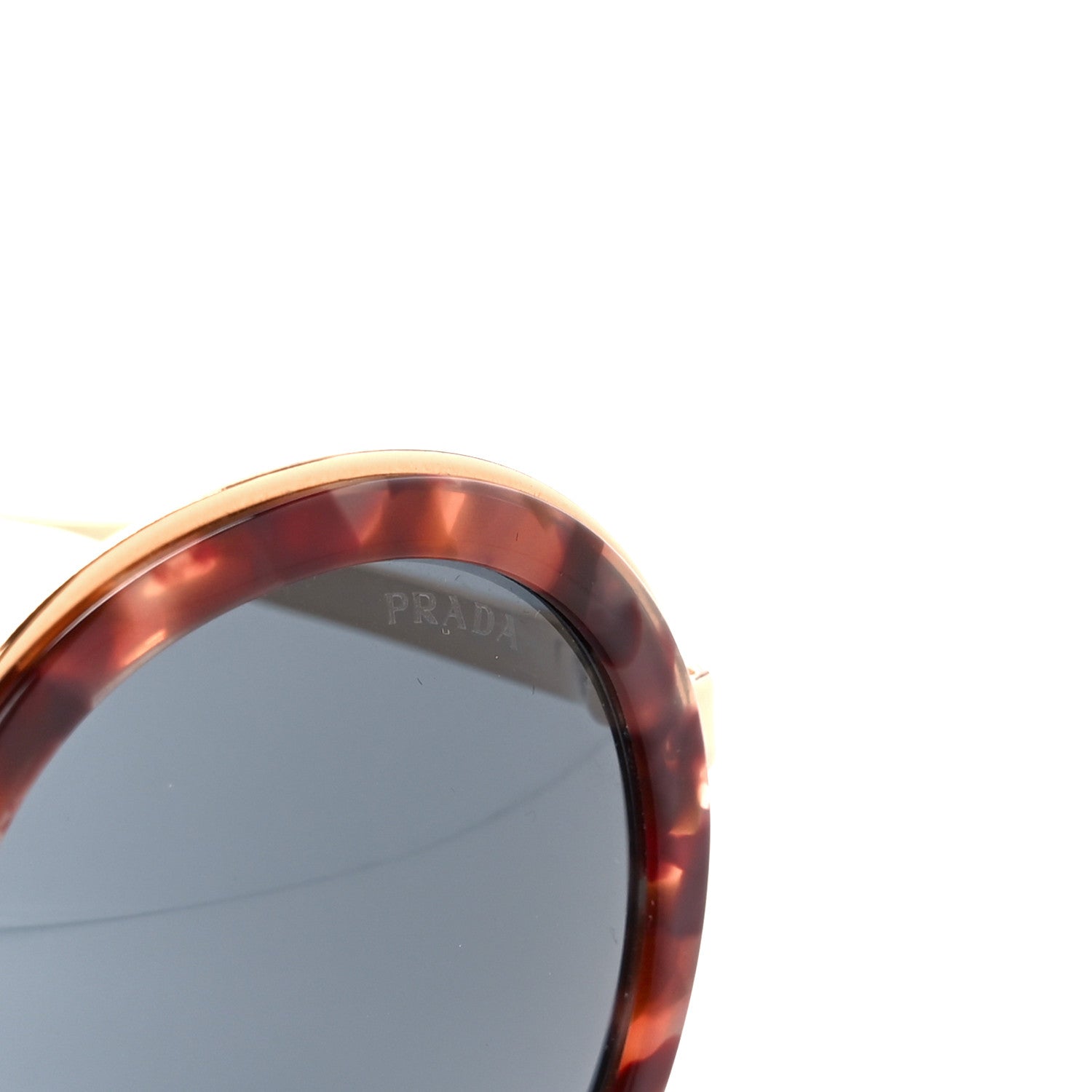 Prada Round Frame Sunglasses SPR 50T Tortoise 7 of 8