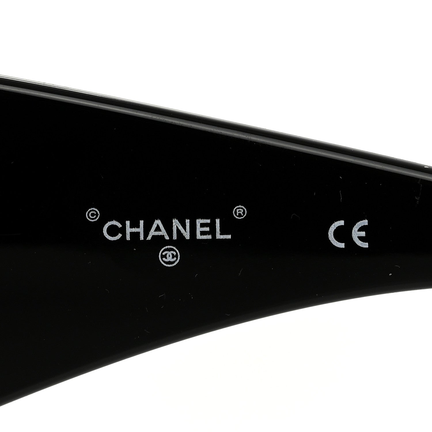 Chanel Acetate Shield Runway 71217 Sunglasses Black 6 of 8