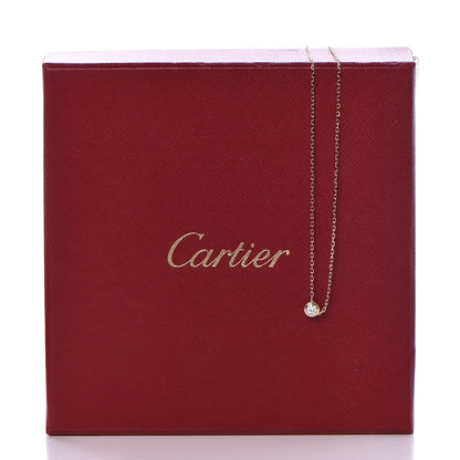 Cartier 18K Pink Gold Diamond LM D'Amour Pendant Necklace 7 of 7