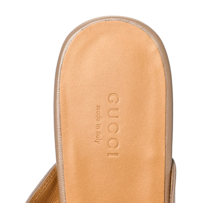 Gucci Malaga Kid Womens Princetown Slippers 38 Mud 7 of 9