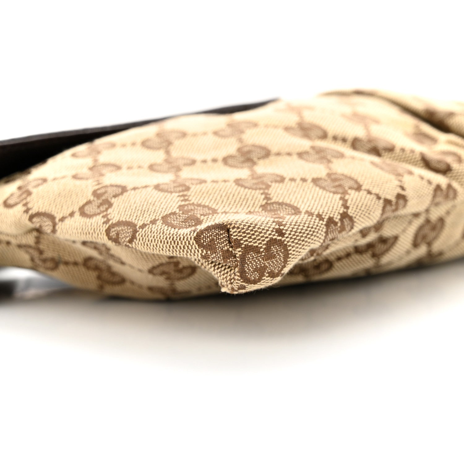 Gucci GG Monogram Double Pocket Belt Bag Dark Brown 9 of 10