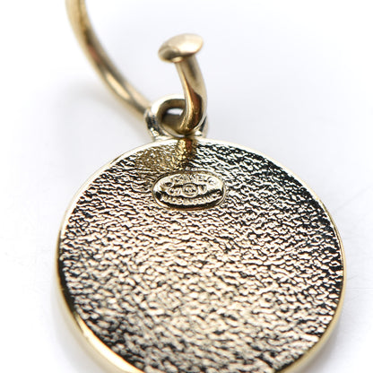 Chanel Enamel CC Drop Earrings White 4 of 5