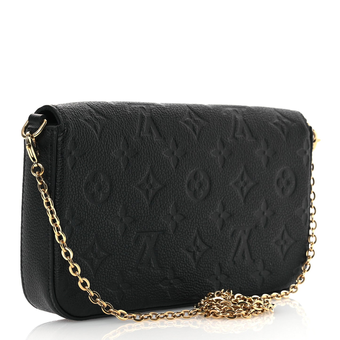 Empreinte Pochette Felicie Chain Wallet Black