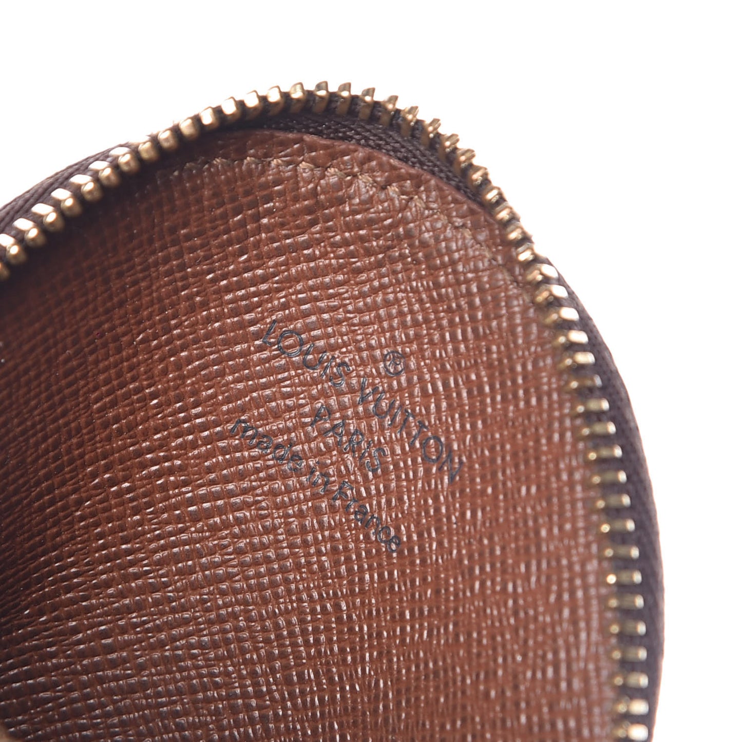 Monogram Round Coin Purse