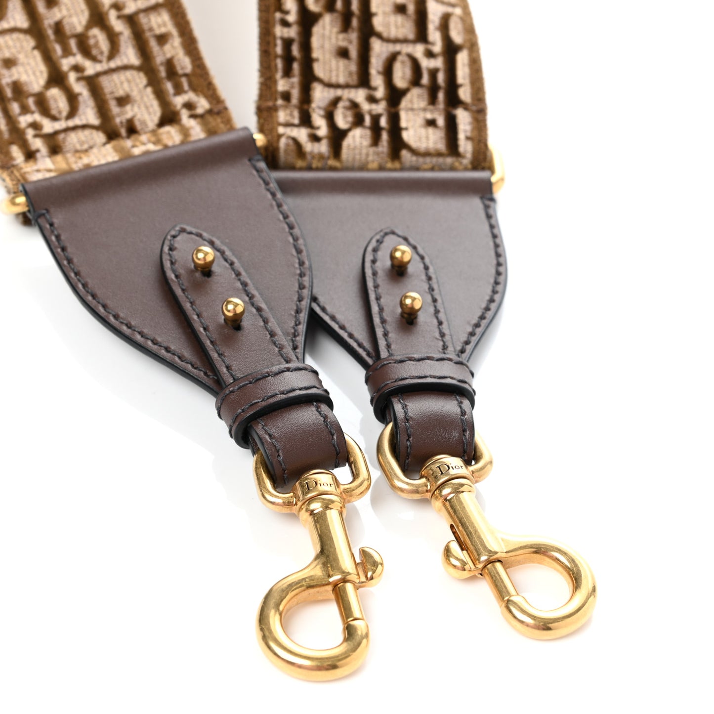 Velvet Oblique Shoulder Strap Bronze