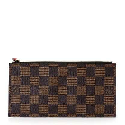 Louis Vuitton Damier Ebene Felicie Chain Wallet Zippered Insert 1 of 7