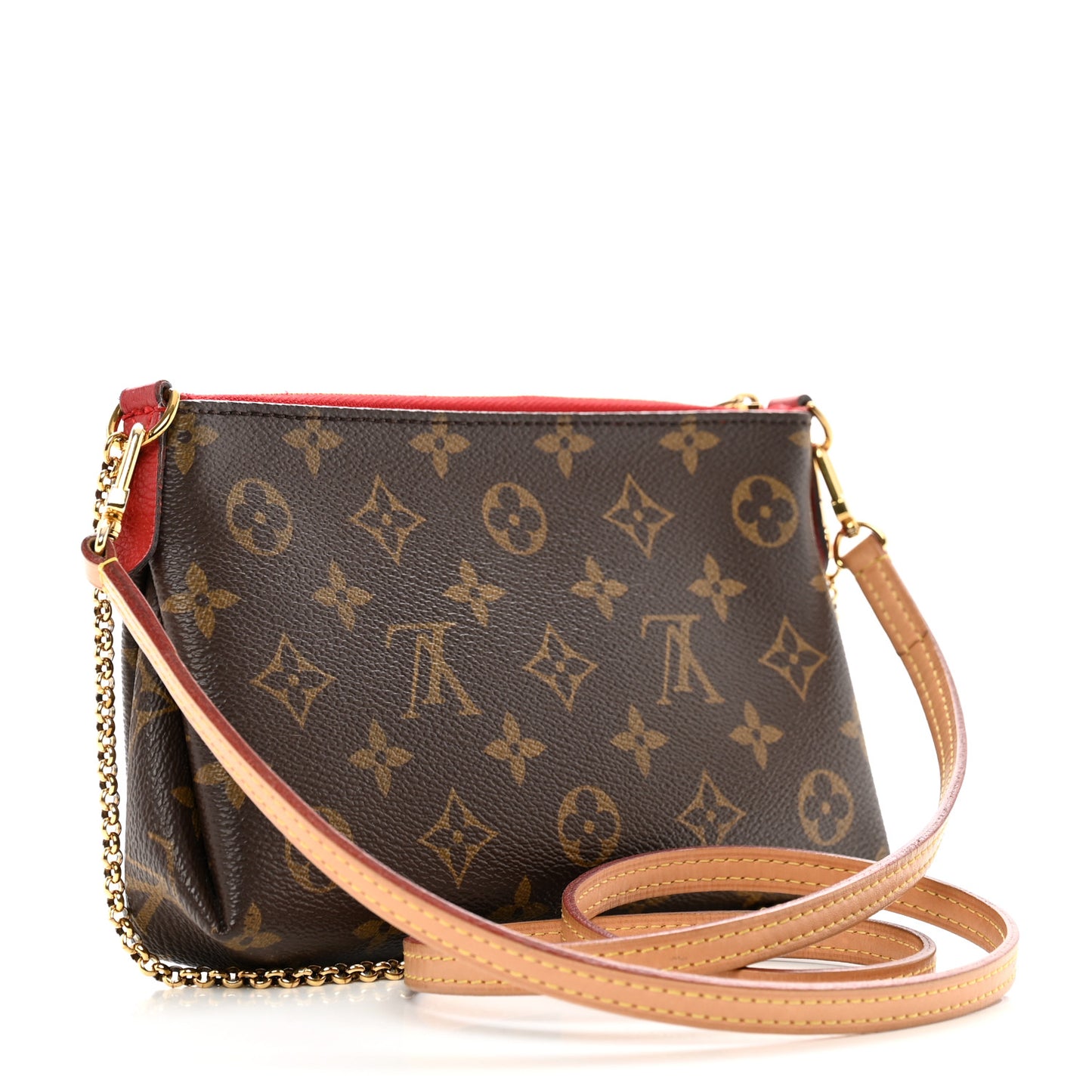 Monogram Pallas Clutch Cherry