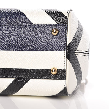 Dolce & Gabbana Dauphine Striped Medium Miss Sicily Satchel Multicolor 6 of 9