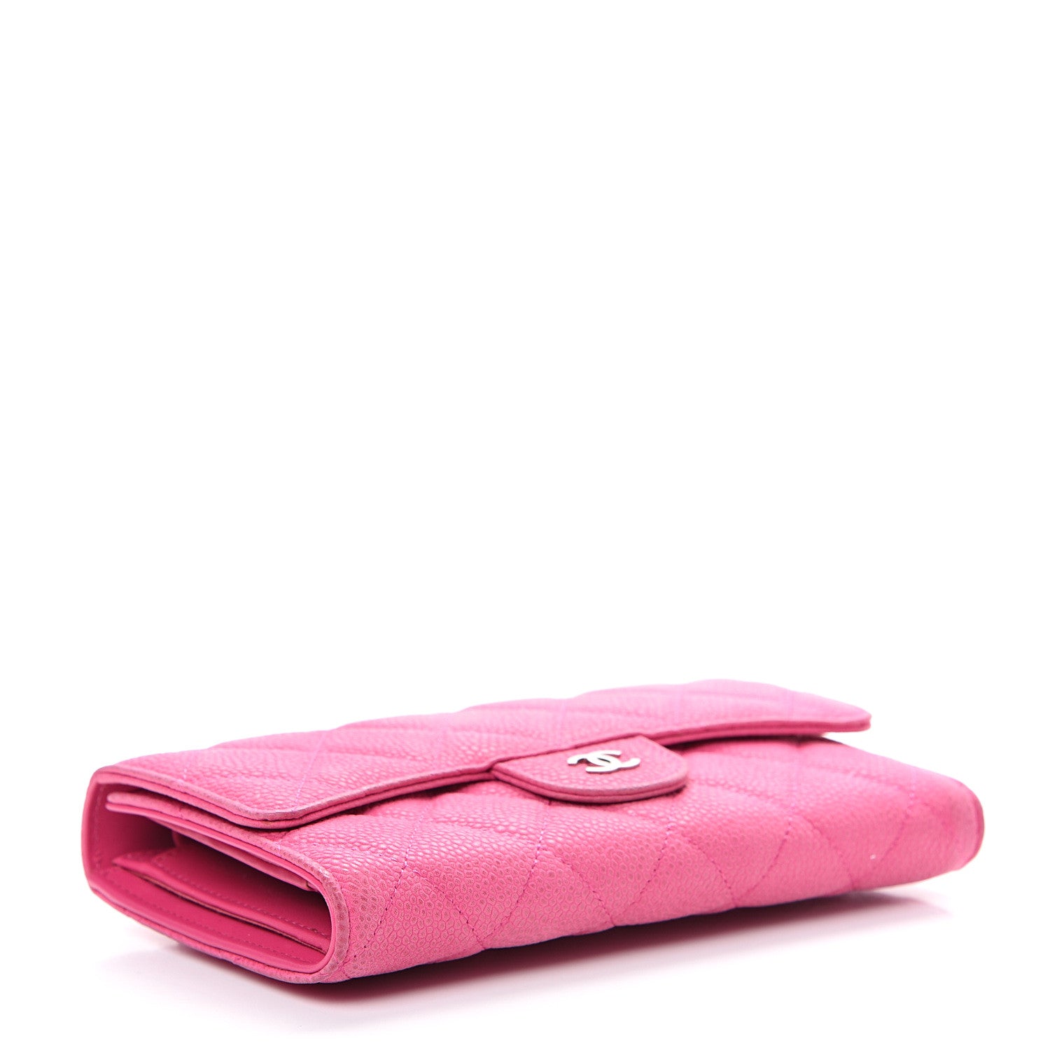 Chanel Iridescent Caviar Quilted Large Flap Wallet Pink 3 of 13