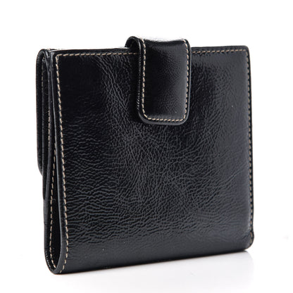 Gucci Patent Calfskin Compact Britt Wallet Black 3 of 7