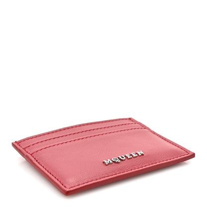 Alexander McQueen Calfskin Sling Card Holder Red 4 of 8