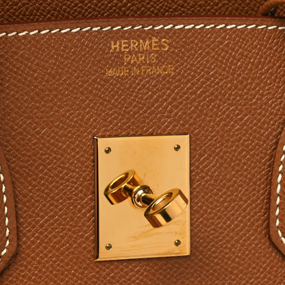 Hermes Courchevel Birkin 35 Gold 6 of 12