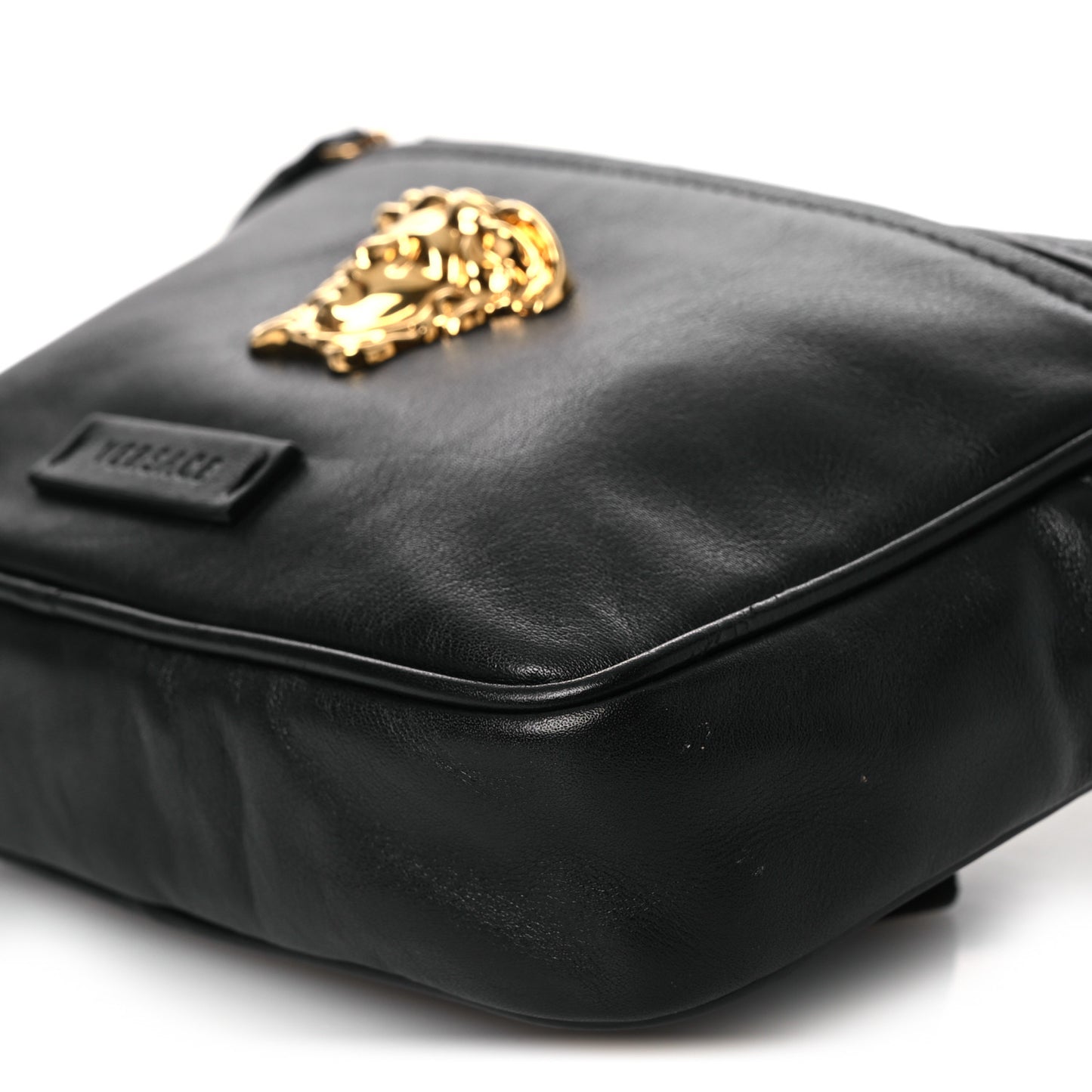 Calfskin La Medusa Belt Bag Black