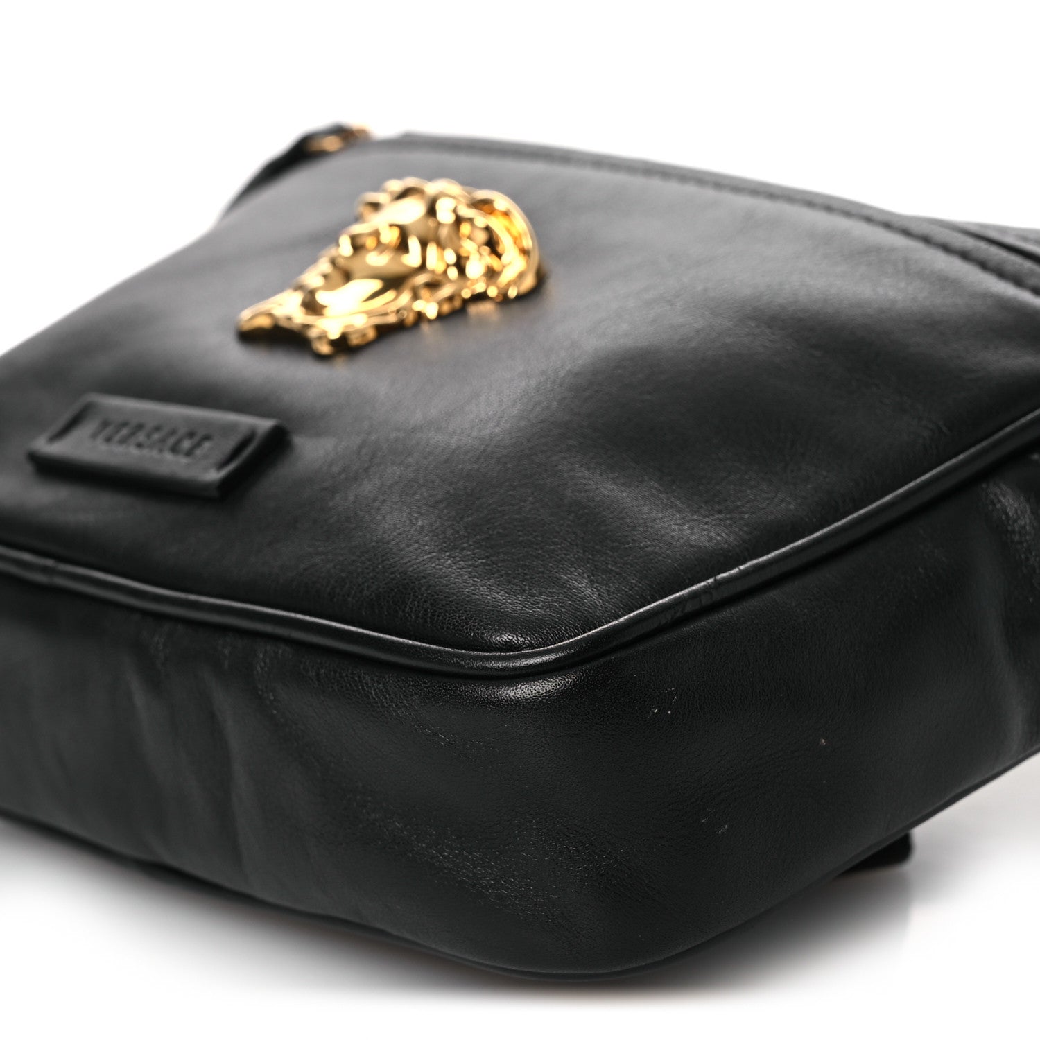 Versace Calfskin La Medusa Belt Bag Black 9 of 9