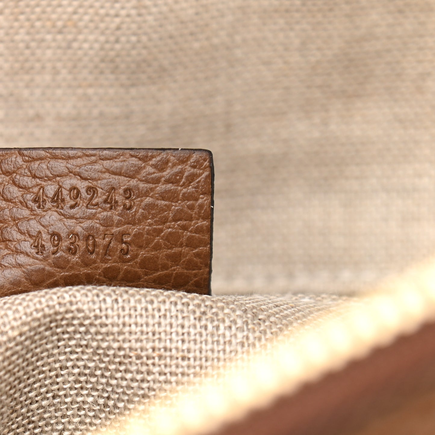 Monogram Medium Bree Shoulder Bag Beige Tabacco