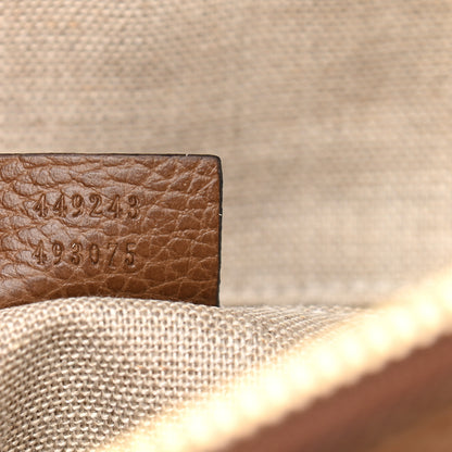 Gucci Monogram Medium Bree Shoulder Bag Beige Tabacco 7 of 9