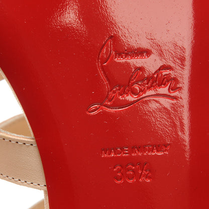 Christian Louboutin Calf Vegetale Neronna Flat Sandals 36.5 Natural 6 of 8