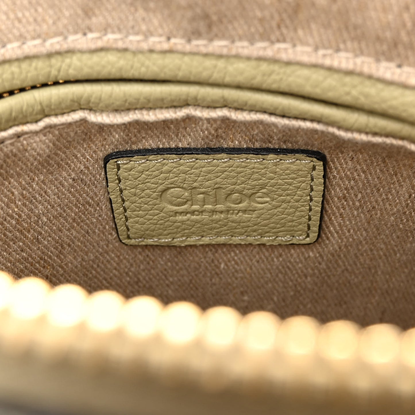 Calfskin Small Marcie Satchel Faded Green