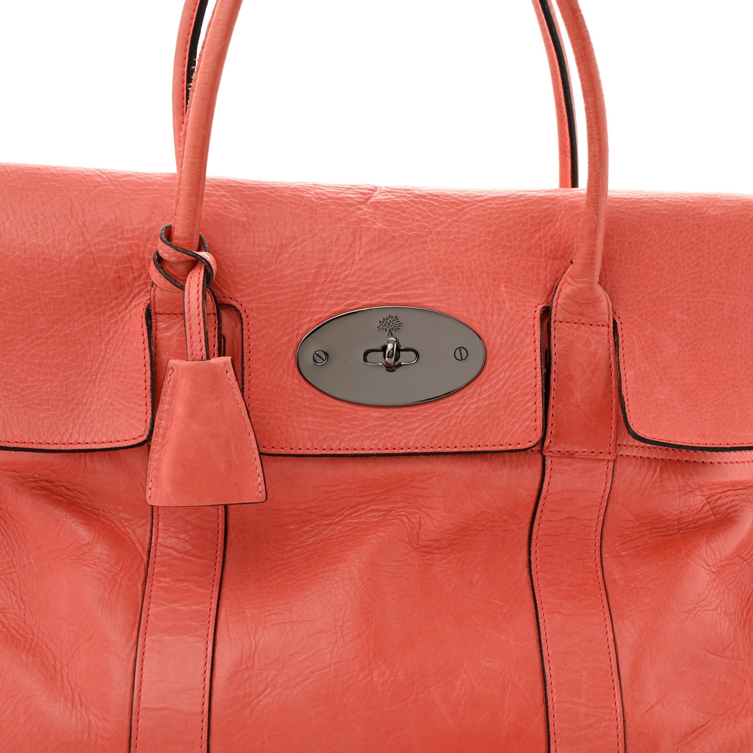 Mulberry Natural Leather Bayswater Coral 8 of 17
