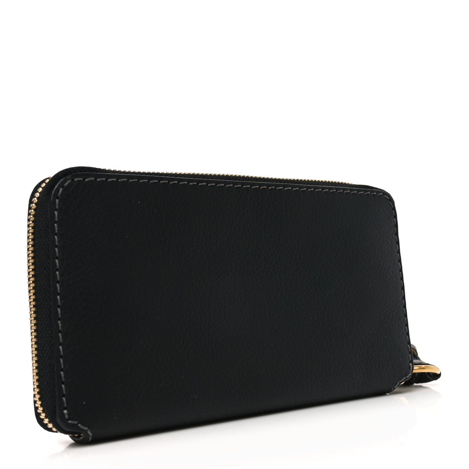 Chloe Grained Calfskin Marcie Long Zip Around Wallet Black 3 of 6