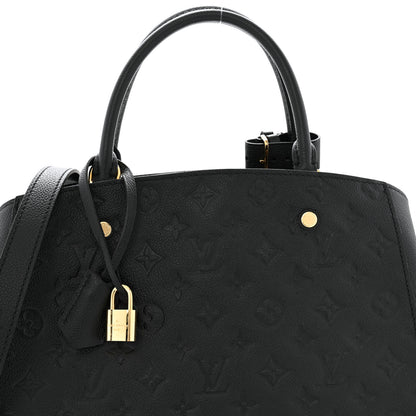 Louis Vuitton Empreinte Montaigne MM Black 8 of 13