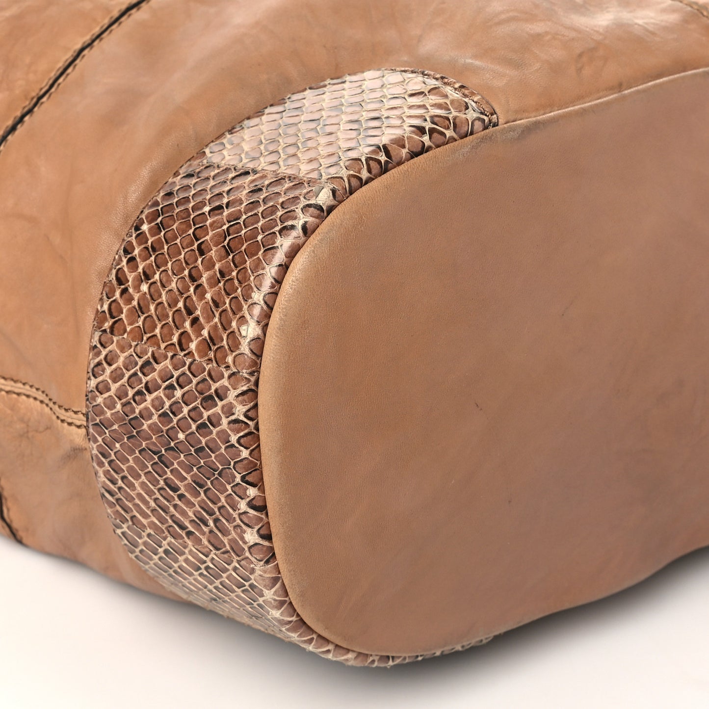 Lambskin Python Trim Medium Nightingale