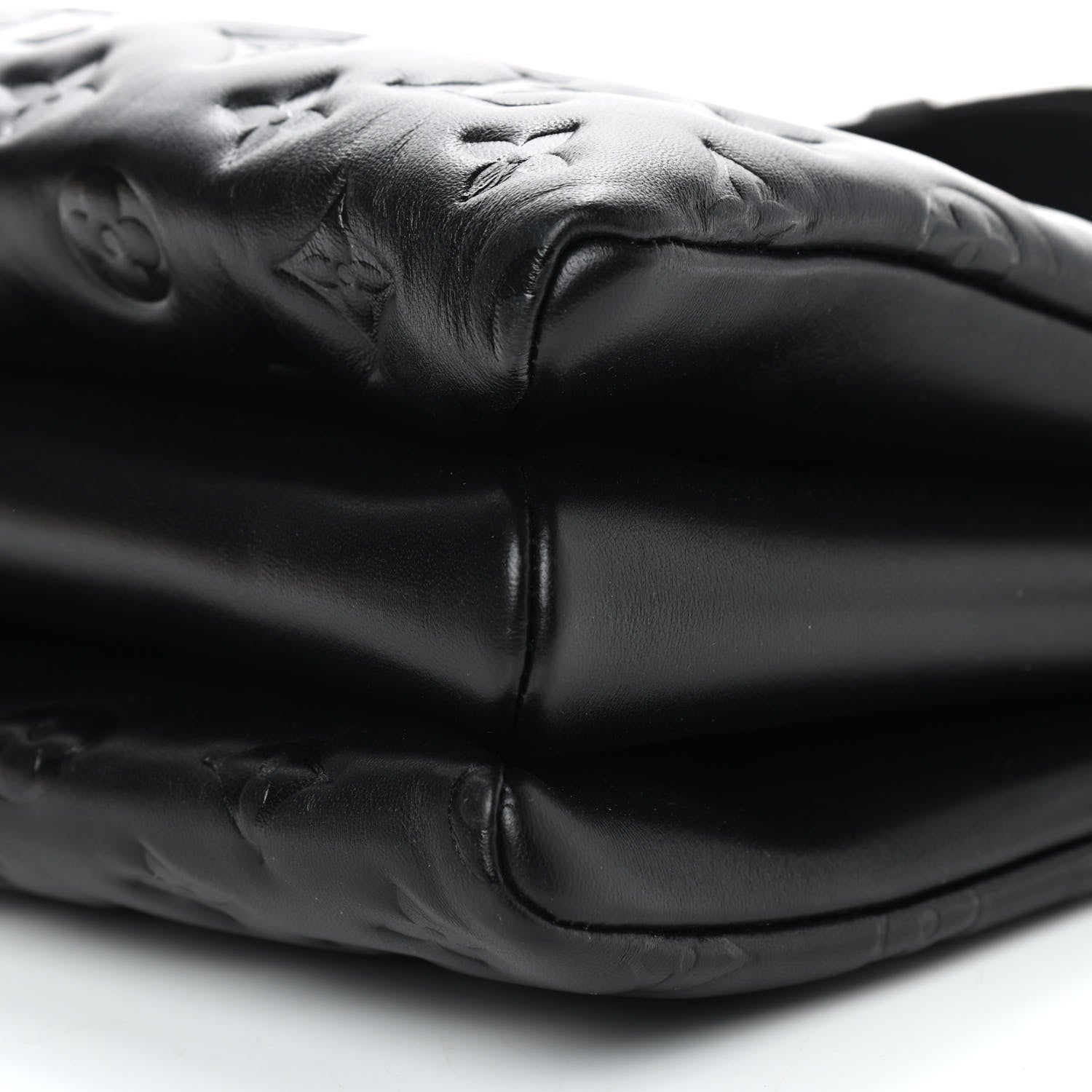 Louis Vuitton Lambskin Embossed Monogram Coussin PM Black 7 of 7