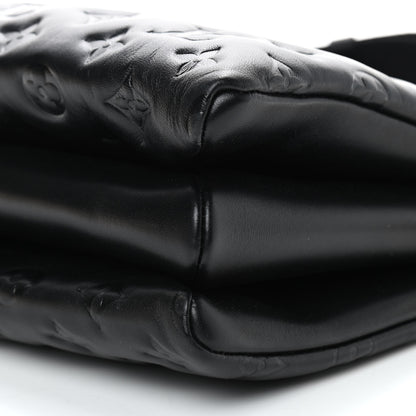 Louis Vuitton Lambskin Embossed Monogram Coussin PM Black 7 of 7