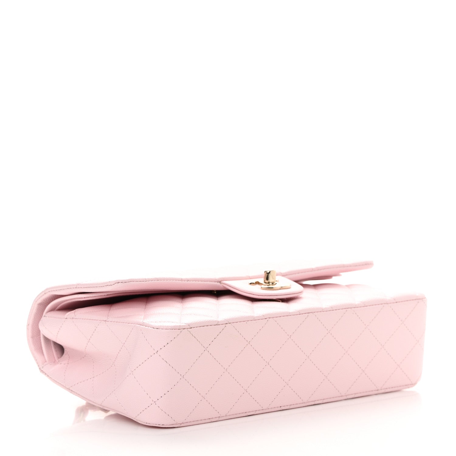 Chanel Caviar Quilted Medium Double Flap Light Pink 4 of 11