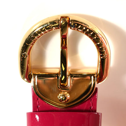 Louis Vuitton Vernis Ceinture 30mm Belt 90 36 Rose Indien 7 of 8