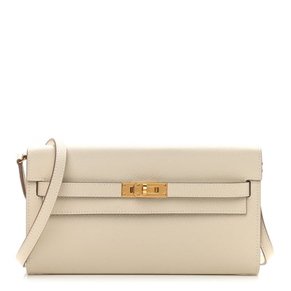 Hermes Epsom Kelly Wallet To Go Craie 1 of 8