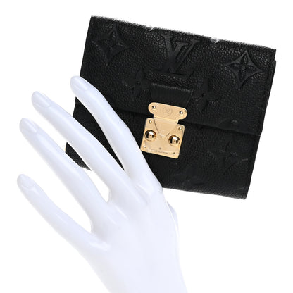 Louis Vuitton Empreinte Metis Compact Wallet Black 2 of 10