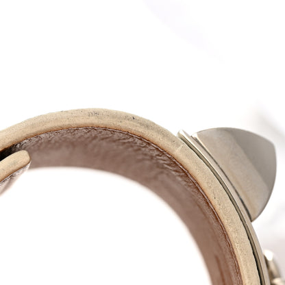 Hermes Epsom Collier De Chien CDC Bracelet S White 9 of 13