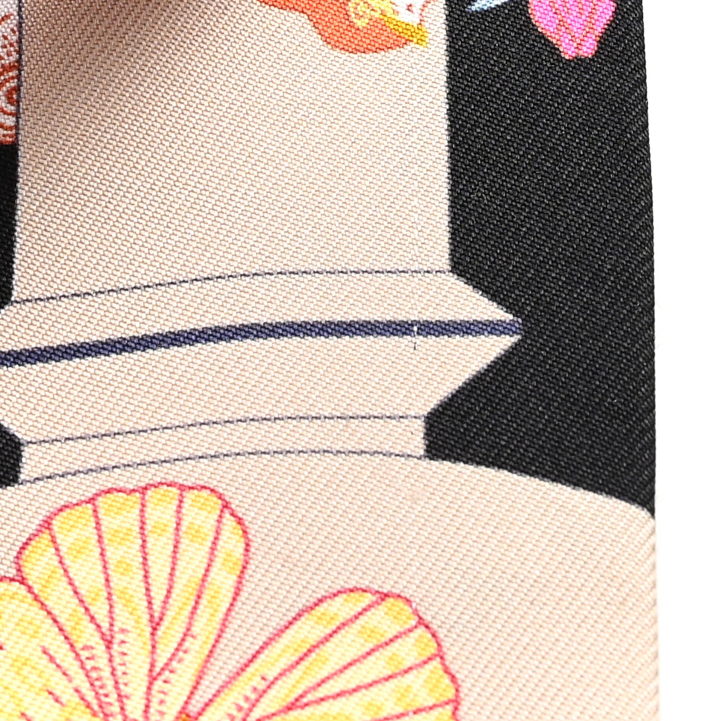Silk Precious Paradise Twilly Black Beige Multicolor
