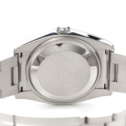 Rolex Stainless Steel 34mm Oyster Perpetual Watch Silver 114200 4 of 5
