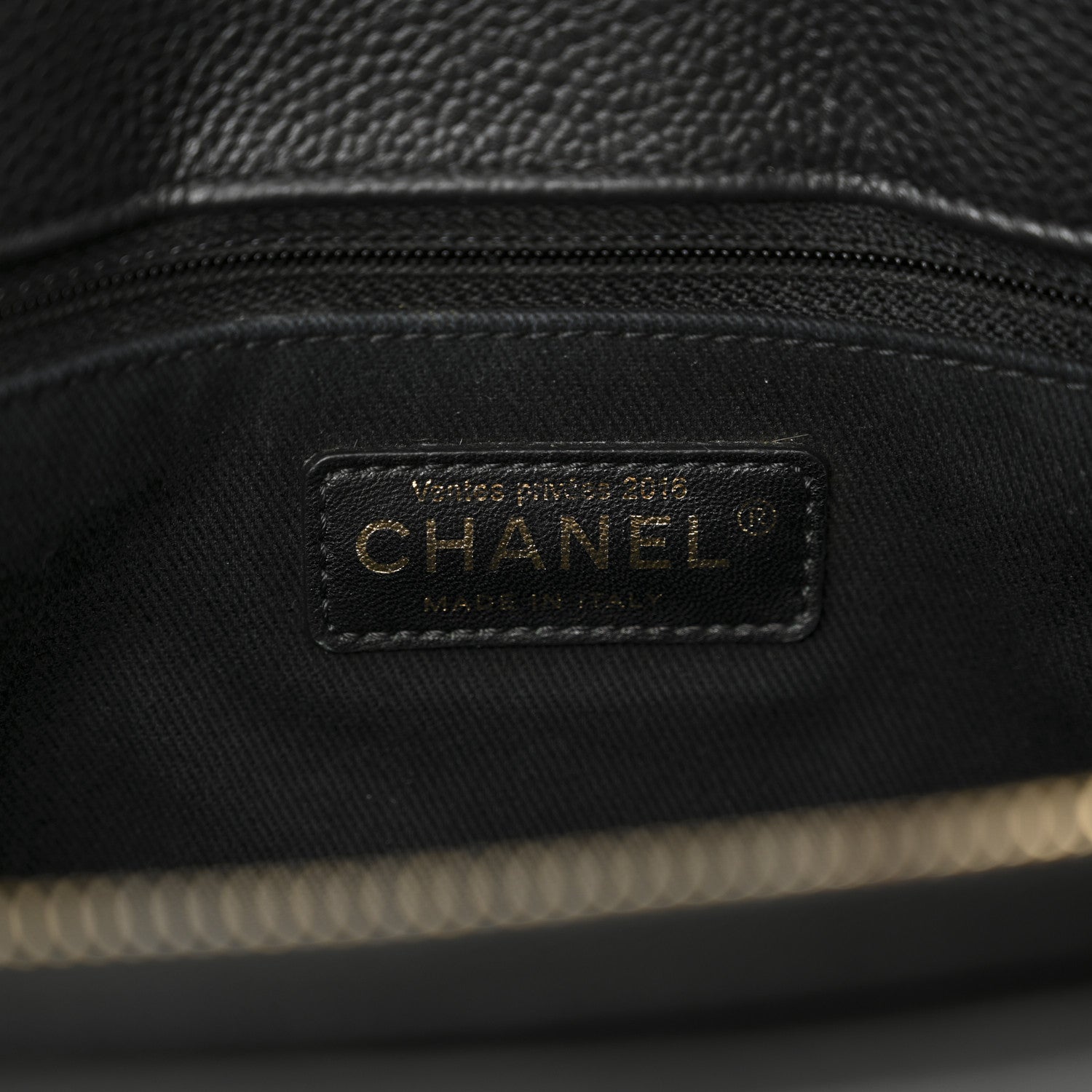 Chanel Caviar Quilted CC Timeless Soft Tote Black 6 of 12