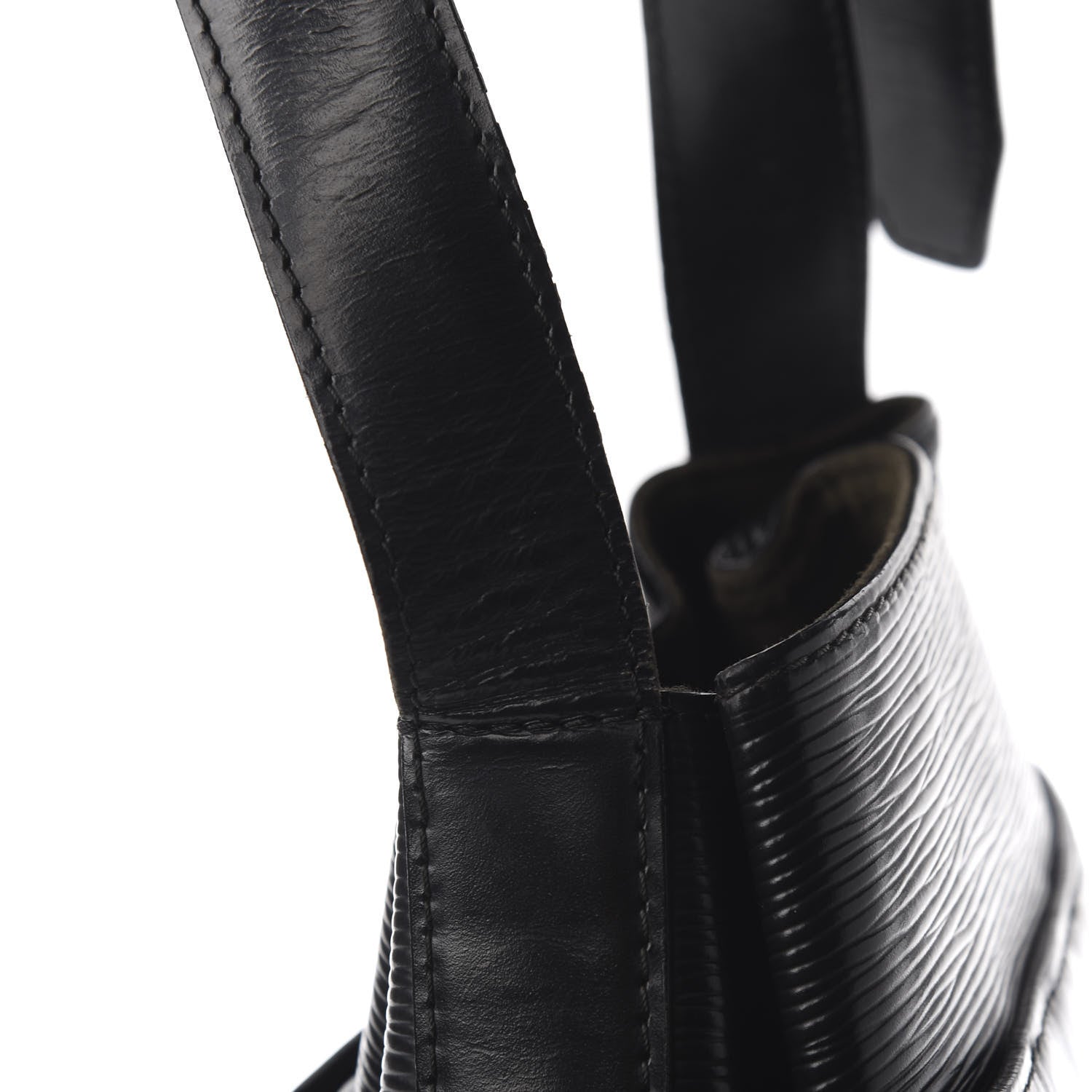 Louis Vuitton Epi Sac D'Epaule Black 9 of 10