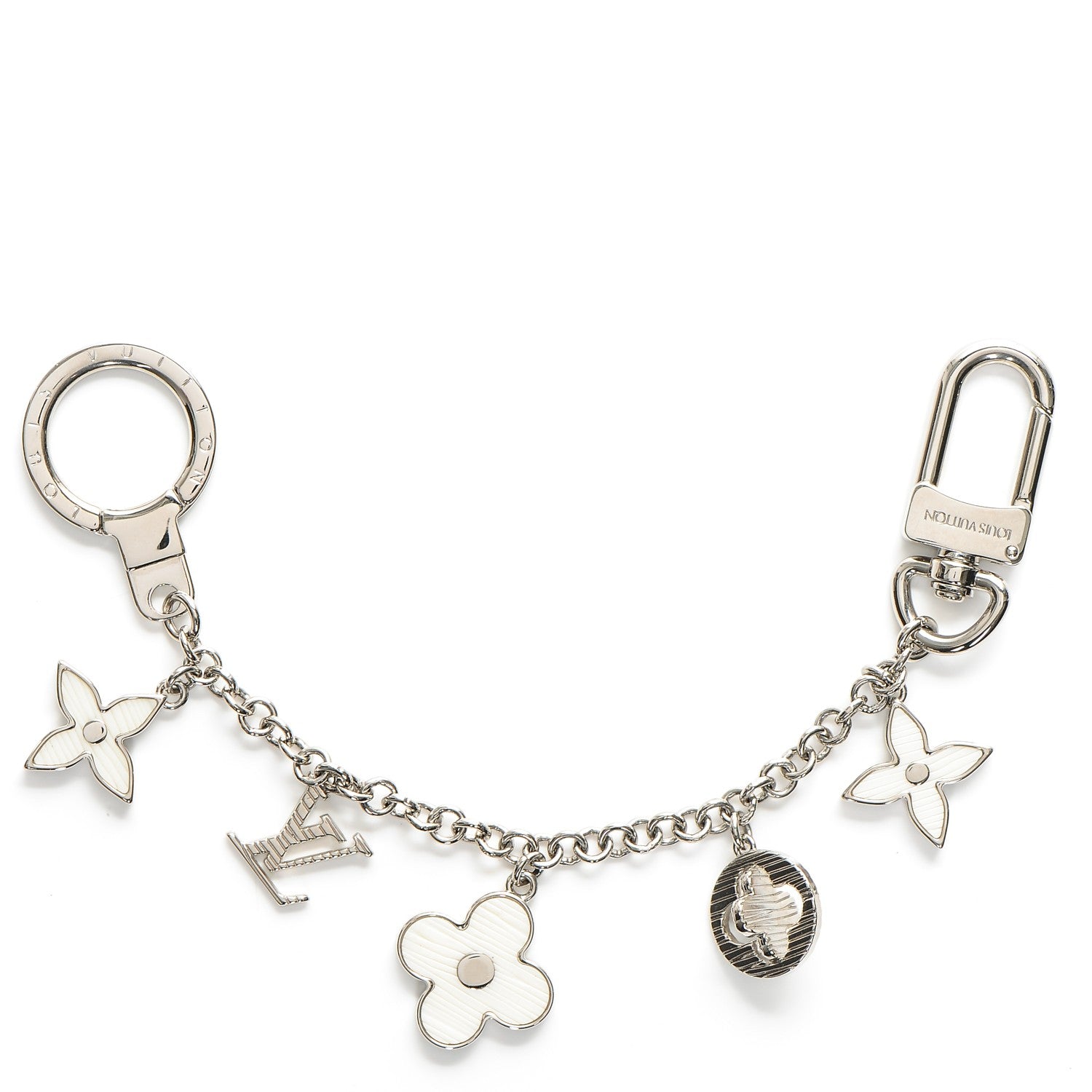 Louis Vuitton Fleur d'Epi Bag Charm Chain Ivory 1 of 3