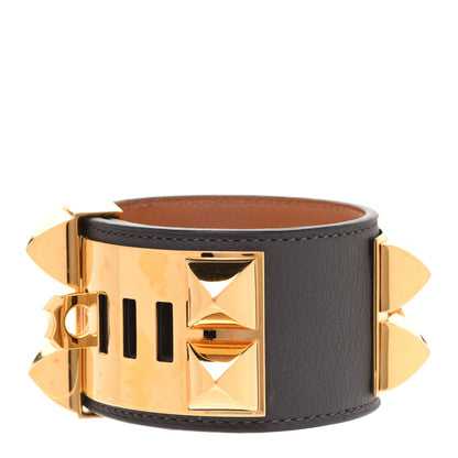 Hermes Swift Collier de Chien CDC Bracelet S Graphite 3 of 9