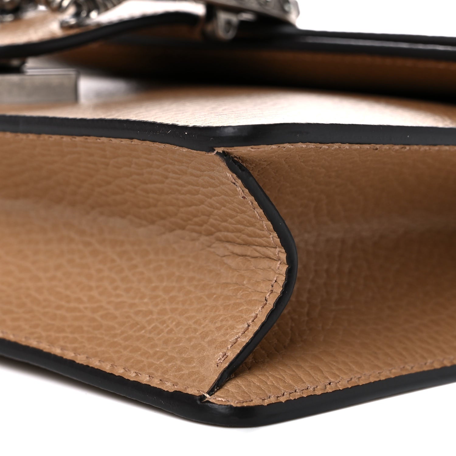 Gucci Dollar Calfskin Crystal Mini Dionysus Shoulder Bag Natural Tan Black Diamond 9 of 10