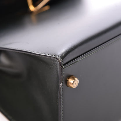 Hermes Box Kelly Sellier 28 Vert Fonce 40 of 49