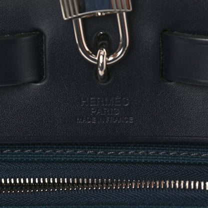 Hermes Vache Hunter Toile Herbag Zip 31 PM Deep Blue 7 of 12