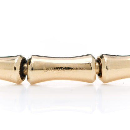 Gucci 18K Yellow Gold Small Bamboo Spring Bracelet 18 4 of 5