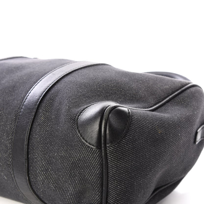 Gucci Denim Boston Bag Black 6 of 11