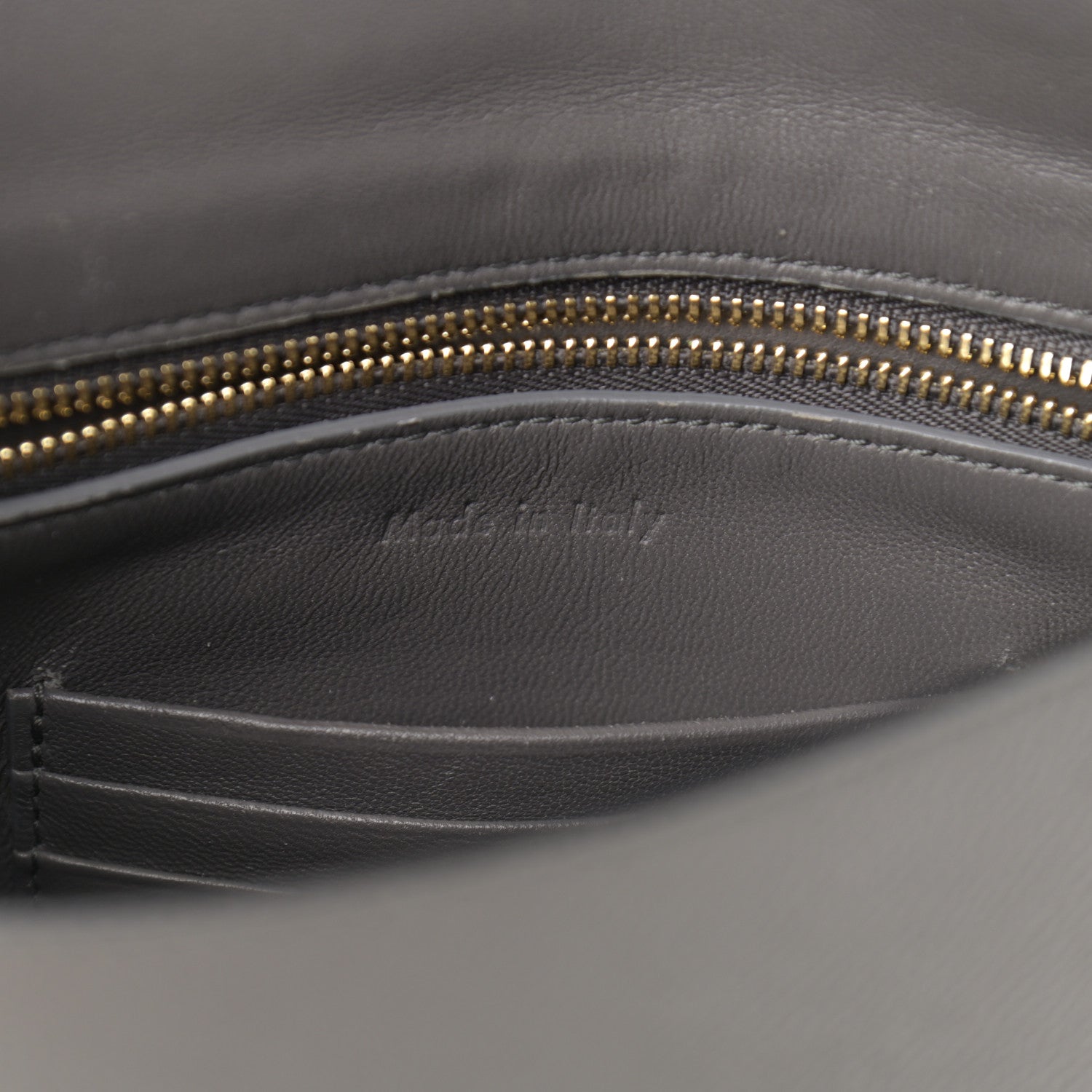 Celine Baby Grained Calfskin Small Trotteur Grey 6 of 10