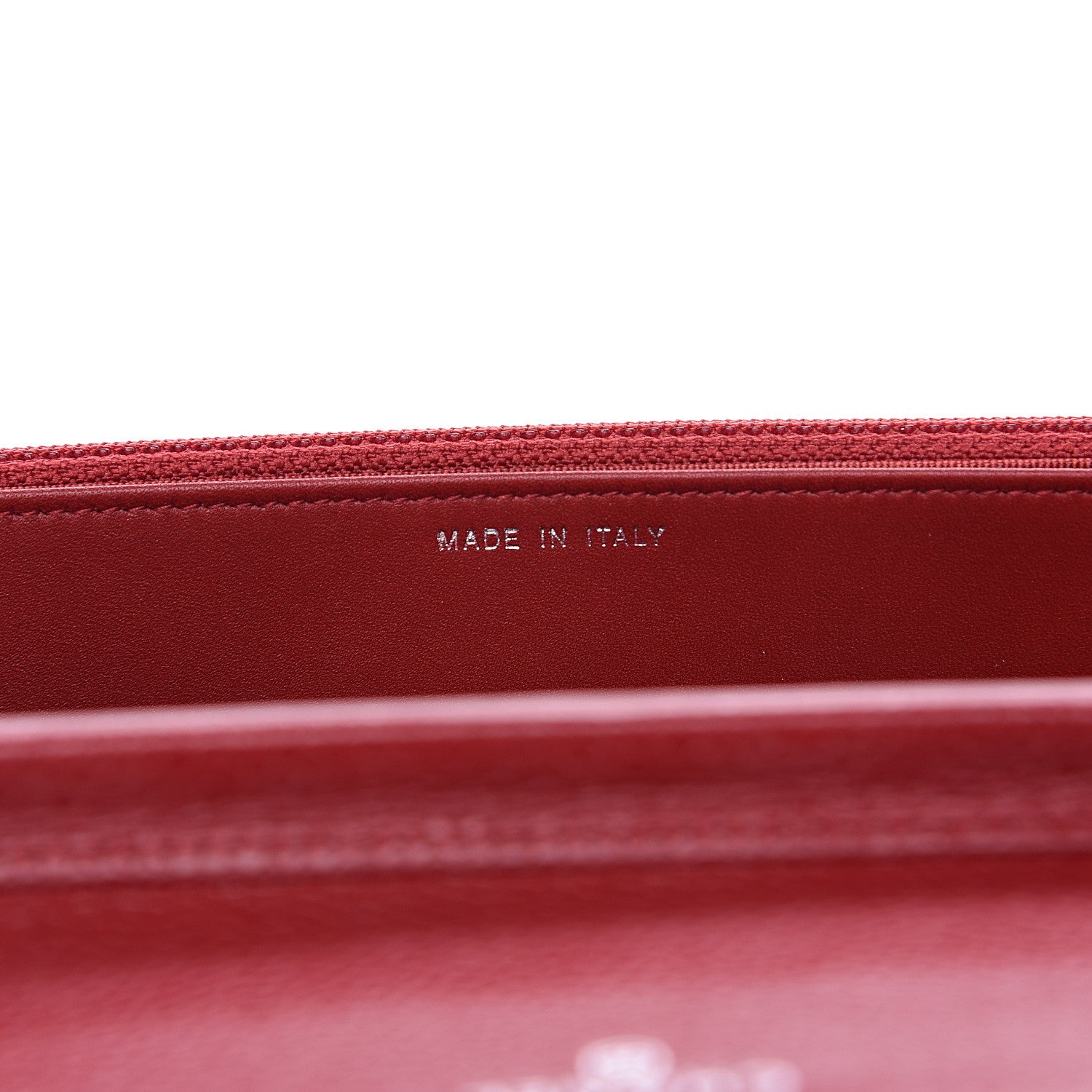 Chanel Caviar Quilted Wallet On Chain WOC Dark Red 6 of 9