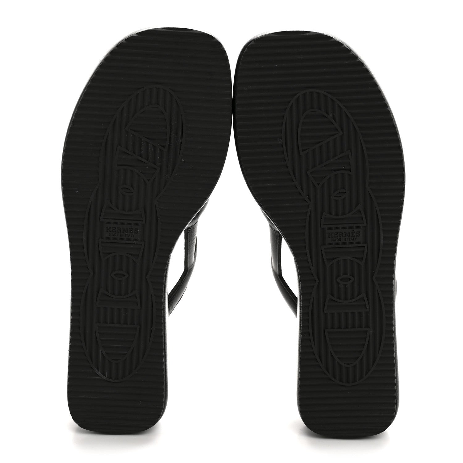 Hermes Nappa Gipsy Sandals 38 Black 6 of 12