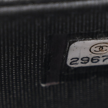 Chanel Velvet Quilted Boy Wallet On Chain WOC Black 8 of 12