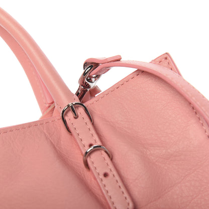 Balenciaga Veau Papier A4 Zip Around Tote Rose Vieux Rose 13 of 13